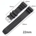 Bracelet silicone sport 18 à 22 mm électronique – Couleur du bracelet 22 mm