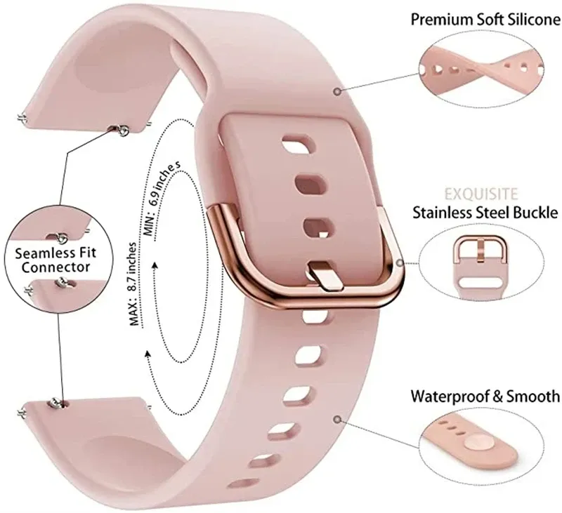 Bracelet silicone sport 22 mm Xiaomi Watch