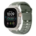 Bracelet silicone sport 44 à 49 mm pour Apple Watch – Couleur du bracelet coastal rock