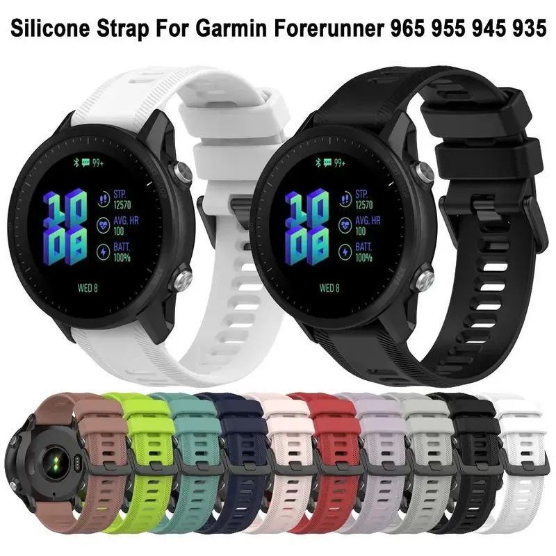 Bracelet silicone sport pour Garmin Forerunner