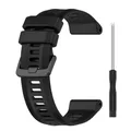 Bracelet silicone sport pour Garmin Forerunner – Couleur du bracelet black