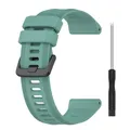 Bracelet silicone sport pour Garmin Forerunner – Couleur du bracelet dark green
