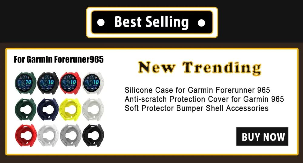 Bracelet silicone sport pour Garmin Forerunner