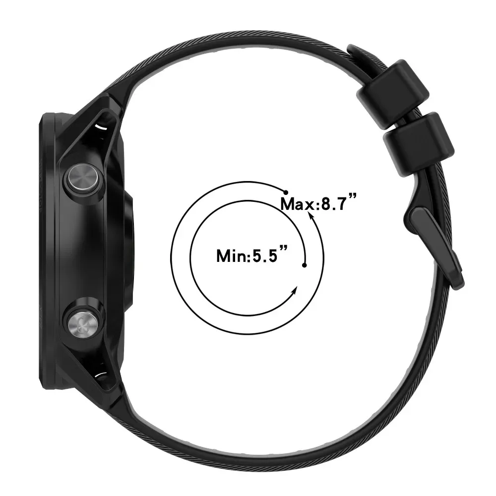 Bracelet silicone sport pour Garmin Forerunner