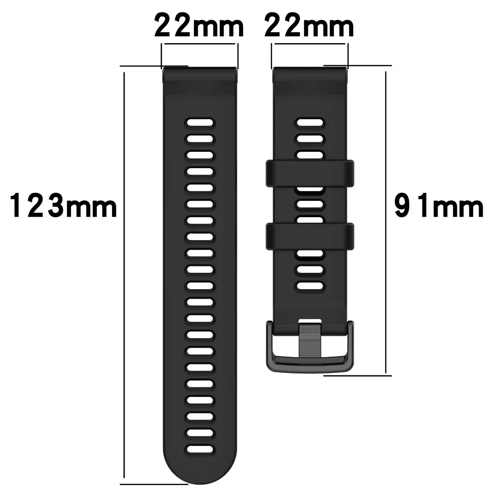 Bracelet silicone sport pour Garmin Forerunner