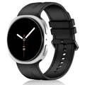 Bracelet silicone sport pour Samsung Galaxy Watch 9 8 – Couleur du bracelet 1 Black