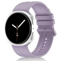 Bracelet silicone sport pour Samsung Galaxy Watch 9 8 – Couleur du bracelet 10 Light Purple