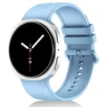 Bracelet silicone sport pour Samsung Galaxy Watch 9 8 – Couleur du bracelet 2 Light Blue