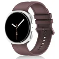 Bracelet silicone sport pour Samsung Galaxy Watch 9 8 – Couleur du bracelet 5 Smoke Purple