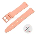 Bracelet silicone Swatch 12 à 20 mm coloré sport – Couleur du bracelet Cosmetic