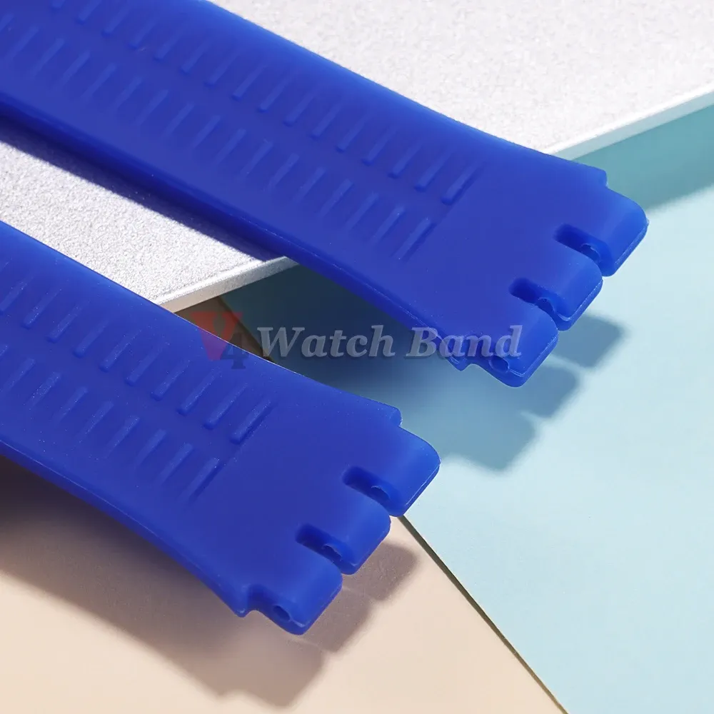 Bracelet silicone Swatch 16 à 20 mm coloré sport