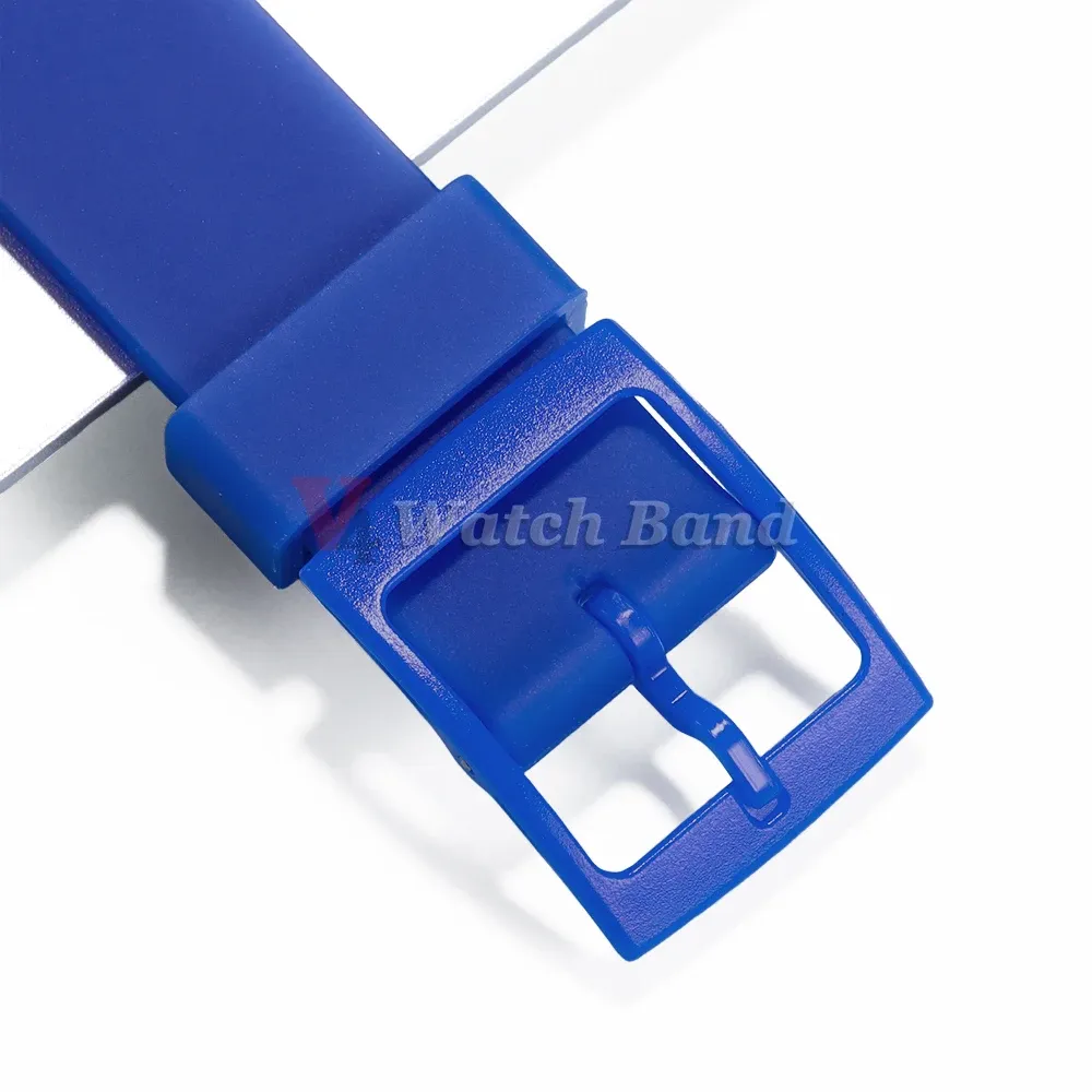 Bracelet silicone Swatch 16 à 20 mm coloré sport