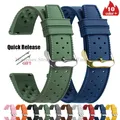 Bracelet silicone Tropic 18 à 22 mm à dégagement rapide – 1