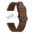 Bracelet silicone Tropic 18 à 22 mm à dégagement rapide – Couleur du bracelet Brown-Black