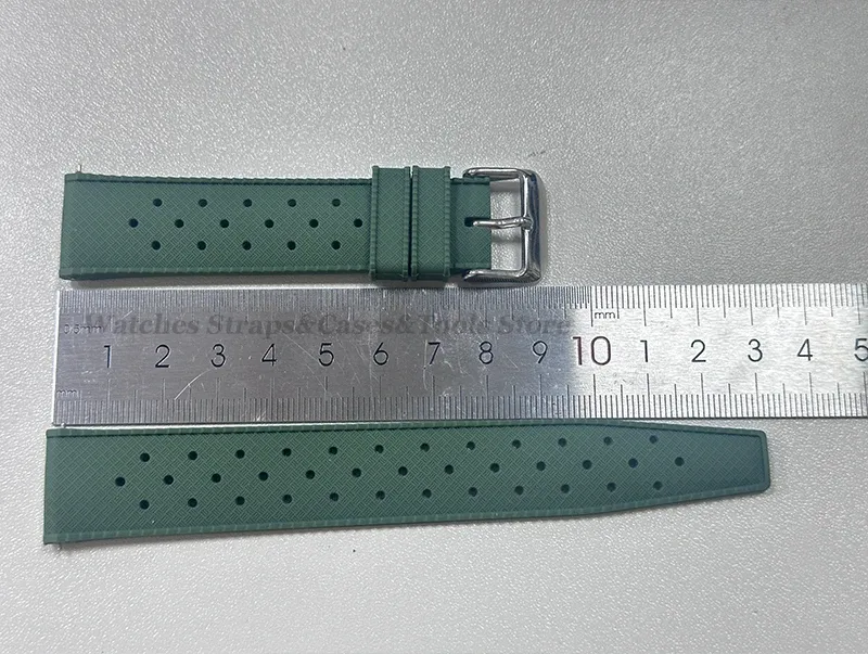 Bracelet silicone Tropic 18 à 22 mm à dégagement rapide