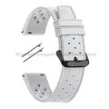 Bracelet silicone Tropic 18 à 22 mm à dégagement rapide – Couleur du bracelet White-Black