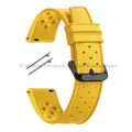 Bracelet silicone Tropic 18 à 22 mm à dégagement rapide – Couleur du bracelet Yellow-Black