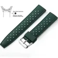 Bracelet silicone Tropic 18 à 22 mm – Couleur du bracelet Army Green 1