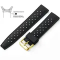 Bracelet silicone Tropic 18 à 22 mm – Couleur du bracelet Black 3