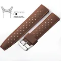 Bracelet silicone Tropic 18 à 22 mm – Couleur du bracelet Coffee 1
