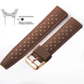 Bracelet silicone Tropic 18 à 22 mm – Couleur du bracelet Coffee 2