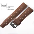 Bracelet silicone Tropic 18 à 22 mm – Couleur du bracelet Coffee 4