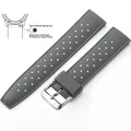 Bracelet silicone Tropic 18 à 22 mm – Couleur du bracelet Gray 1