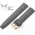 Bracelet silicone Tropic 18 à 22 mm – Couleur du bracelet Gray 2