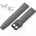 Bracelet silicone Tropic 18 à 22 mm – Couleur du bracelet Gray 4