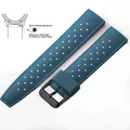 Bracelet silicone Tropic 18 à 22 mm – Couleur du bracelet Ink Blue 4