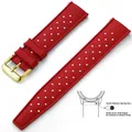 Bracelet silicone Tropic 18 à 22 mm – Couleur du bracelet Red Gold