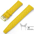 Bracelet silicone Tropic 18 à 22 mm – Couleur du bracelet Yellow Gold