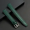 Bracelet silicone ultra-fin 10 à 16 mm à dégagement rapide – Couleur du bracelet green