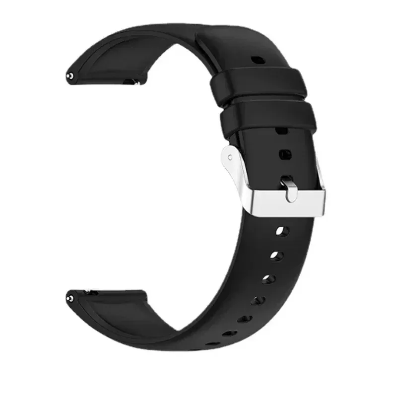 Bracelet silicone universel 20 à 22 mm dégagement rapide