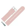 Bracelet silicone universel 20 à 22 mm dégagement rapide – Couleur du bracelet pink