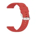 Bracelet silicone universel 20 à 22 mm – Couleur du bracelet Rouge