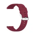 Bracelet silicone universel 20 à 22 mm – Couleur du bracelet wine red