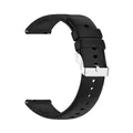 Bracelet silicone universel 20 et 22 mm – Couleur du bracelet noir