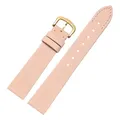Bracelet soie cuir 16 mm interface plate universel – Couleur du bracelet Apricot-Gold
