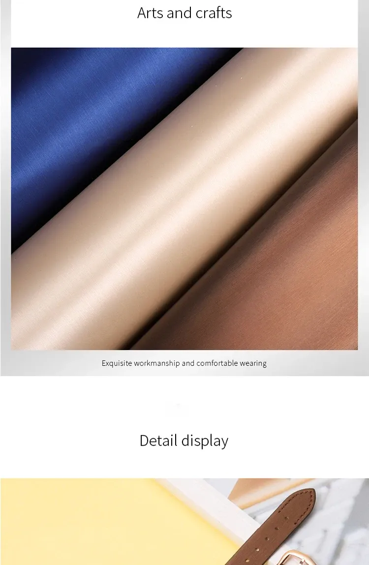 Bracelet soie cuir 16 mm interface plate universel
