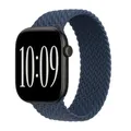 Bracelet Solo Loop tressé pour Apple Watch 40 à 49 mm – Couleur du bracelet Abyss Blue