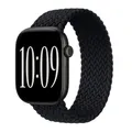 Bracelet Solo Loop tressé pour Apple Watch 40 à 49 mm – Couleur du bracelet Black