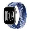 Bracelet Solo Loop tressé pour Apple Watch 40 à 49 mm – Couleur du bracelet Blue Berry