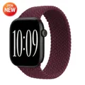 Bracelet Solo Loop tressé pour Apple Watch 40 à 49 mm – Couleur du bracelet Burgundy