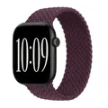 Bracelet Solo Loop tressé pour Apple Watch 40 à 49 mm – Couleur du bracelet Dark Cherry