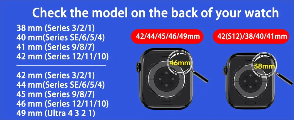 Bracelet Solo Loop tressé pour Apple Watch 40 à 49 mm