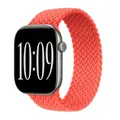 Bracelet Solo Loop tressé pour Apple Watch 40 à 49 mm – Couleur du bracelet Electronic Orange