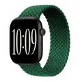 Bracelet Solo Loop tressé pour Apple Watch 40 à 49 mm – Couleur du bracelet ink green