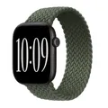 Bracelet Solo Loop tressé pour Apple Watch 40 à 49 mm – Couleur du bracelet Inverness Green