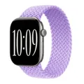 Bracelet Solo Loop tressé pour Apple Watch 40 à 49 mm – Couleur du bracelet lavender